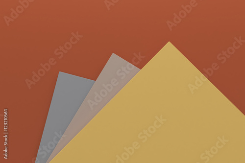 autumn tone color background minimal design paper stack material