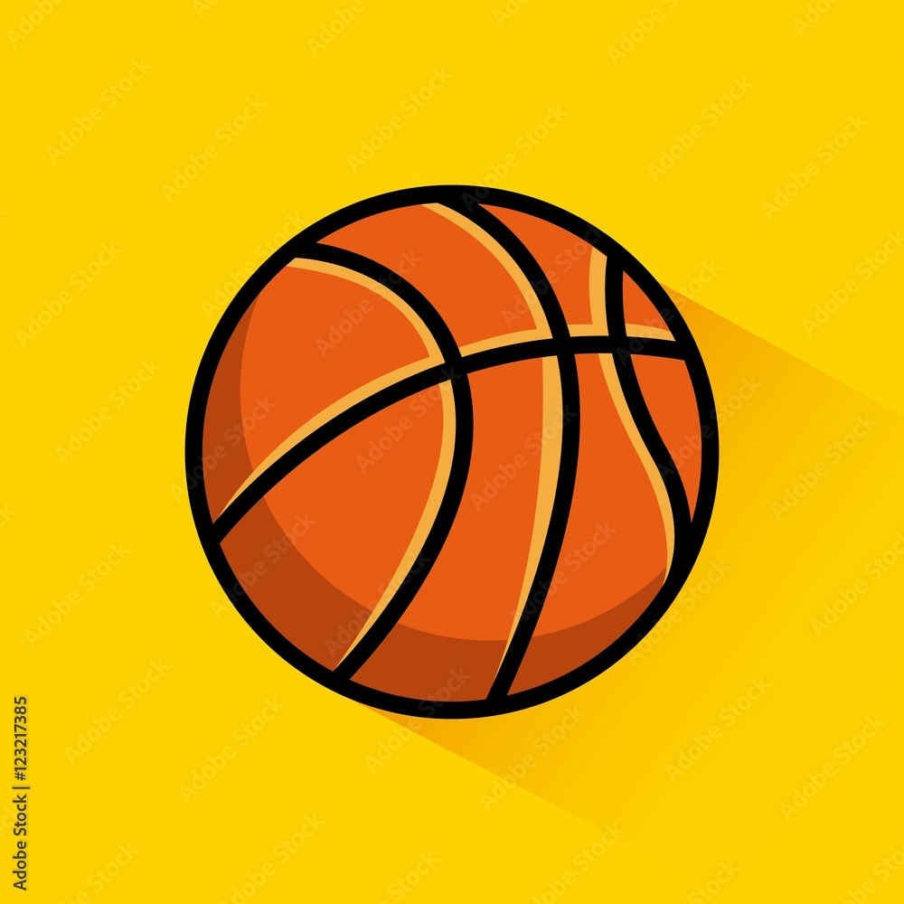 basketball league emblem classic vector illustration design