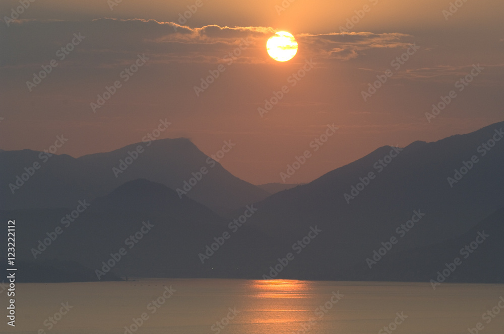 Sonnenuntergang, Abendstimmung, Gardasee