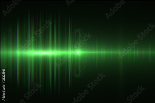 Sound wave   wave frequencies  light abstract background Bright equalizer  glow light Neon  energy