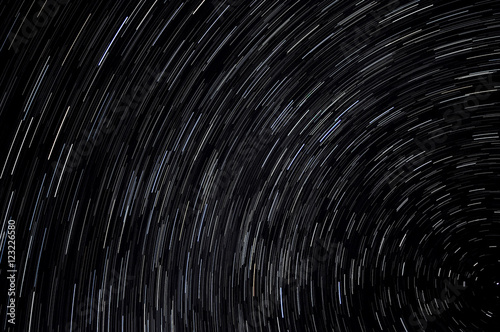 star tracks sky space