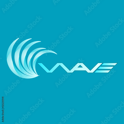Wave vector symbol. Business Icon. Water logo abstract design template. Aqua icon. Surf spor logotype concept.