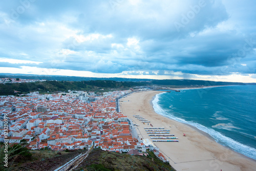 Nazare, a surfing paradise town - Nazare, Portugal