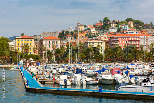 View of the city and the harbor of La Spezia and Gulf of Poets, Italian Riviera, Liguria, Italy. © Kavalenkava