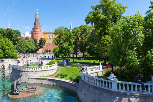 The park in the Kremlin. Moscow. Russia