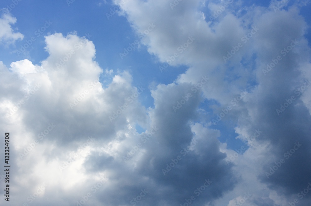 Dark blue sky and Cloud Dark blue sky and Cloud