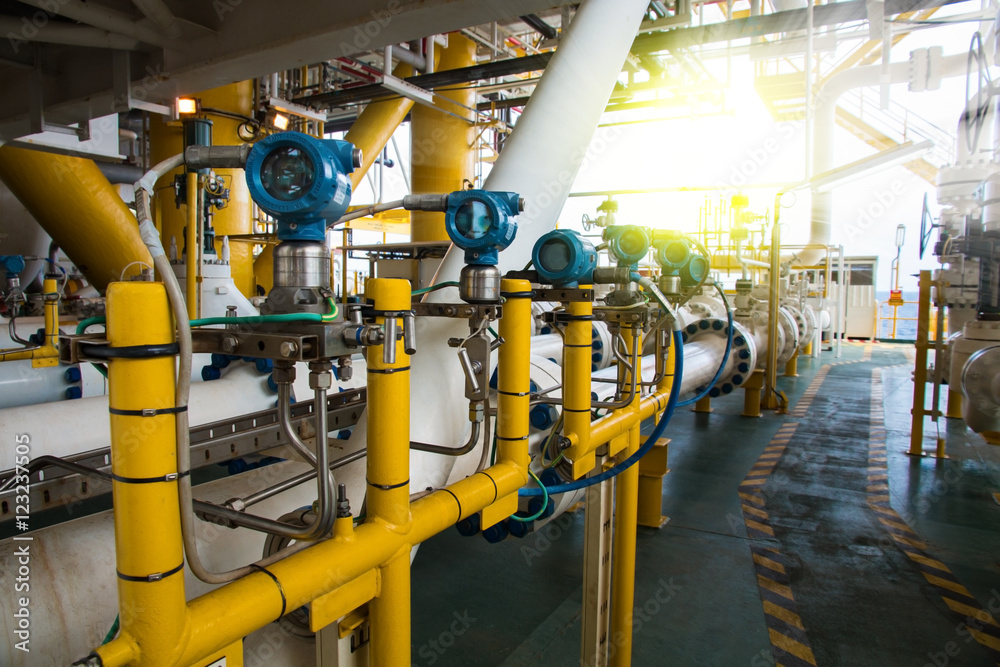 Obraz na plátně Pressure transmitter, and temperature transmitter for measurement and monitor da