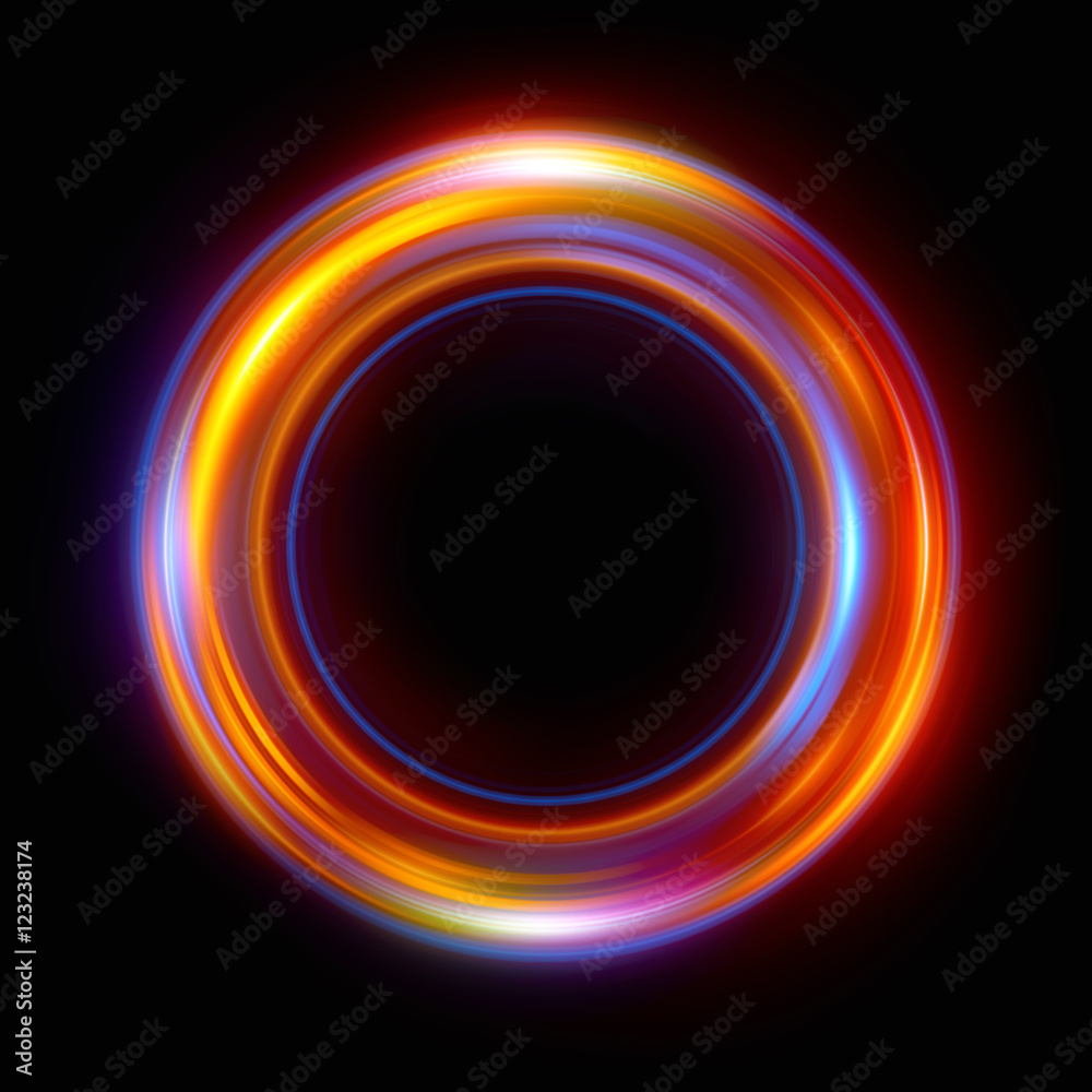 Abstract ring background with luminous swirling backdrop. Glowing spiral. The energy flow tunnel. Shine round frame with light circles light effect. Glowing cover. Space for your message. Abstract ring background with luminous swirling backdrop. Glowing spiral. The energy flow tunnel. Shine round frame with light circles light effect. Glowing cover. Space for your message.