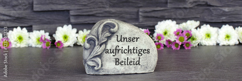 Unser aufrichtiges Beileid photo