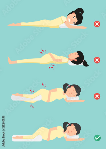 Best and worst positions for sleeping pregnant women
