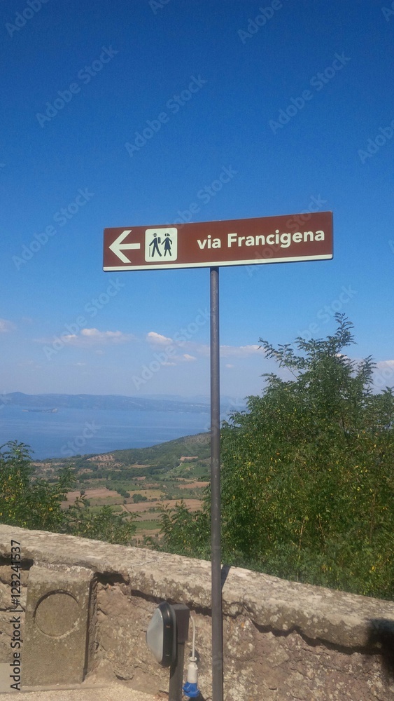 via Francigena a Montefiascone