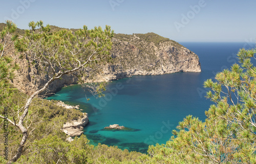 Fototapeta Naklejka Na Ścianę i Meble -  Ibiza tajemnicza zatoka