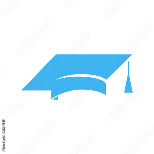 Education icon, isolated, white background