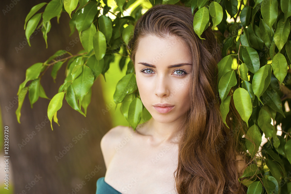 Portrait of beautiful young woman Portrait of beautiful young woman