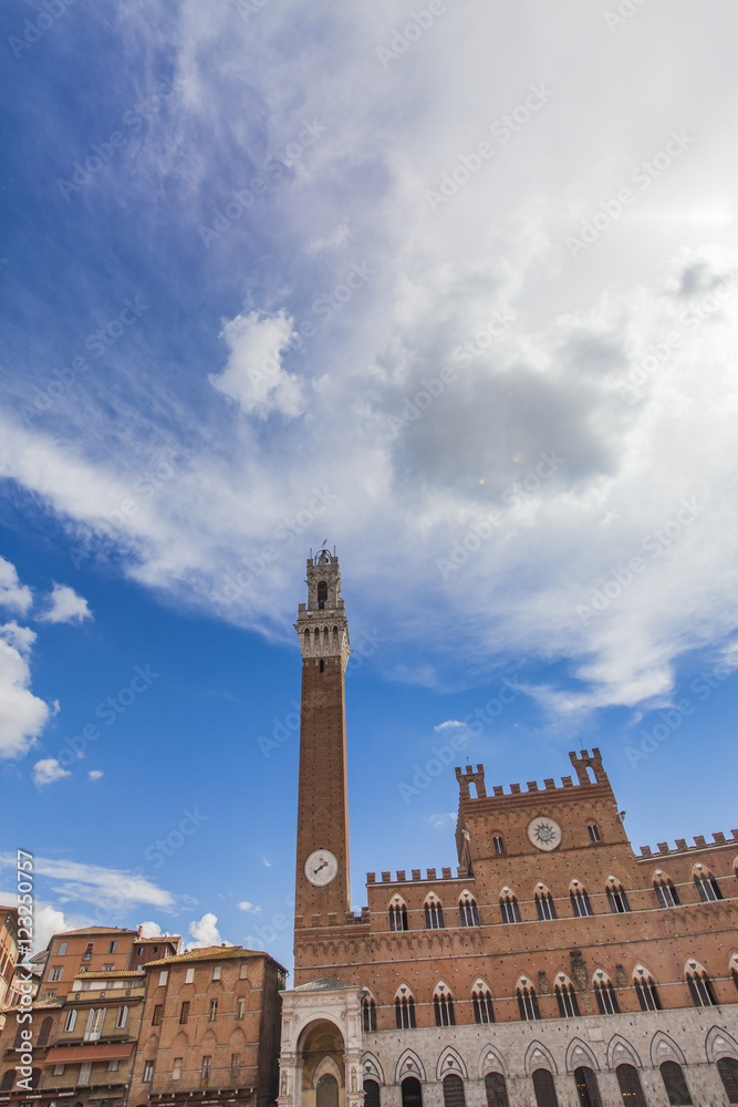 Fototapeta premium Piazza del Campo in Siena