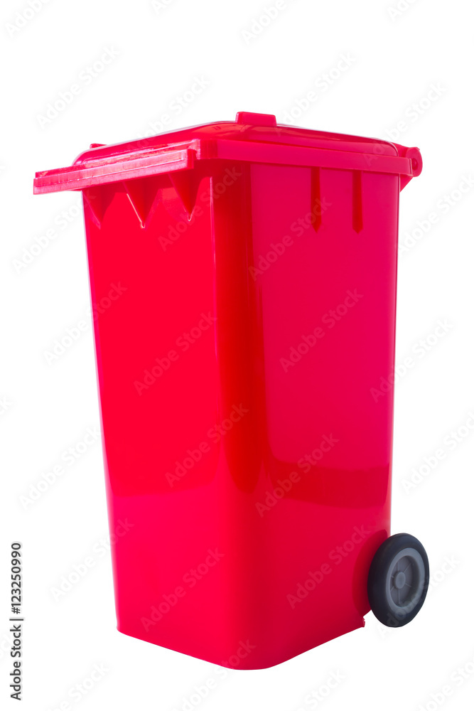 Trash Bin mix color with recycle logo