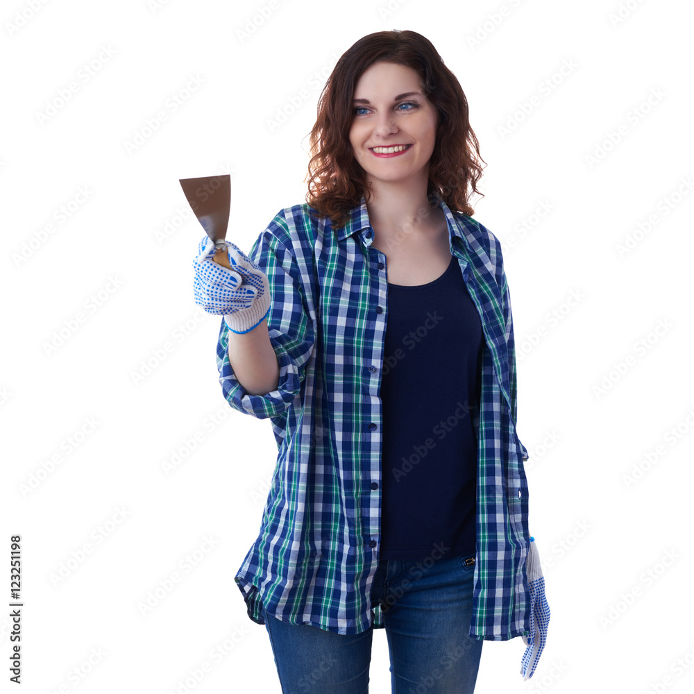 Young woman in casual clothes over white isolated background Young woman in casual clothes over white isolated background