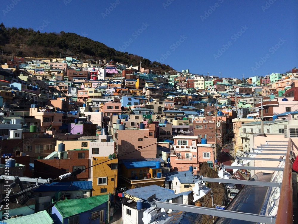 Colourful houses at Gamcheon Cultural Village