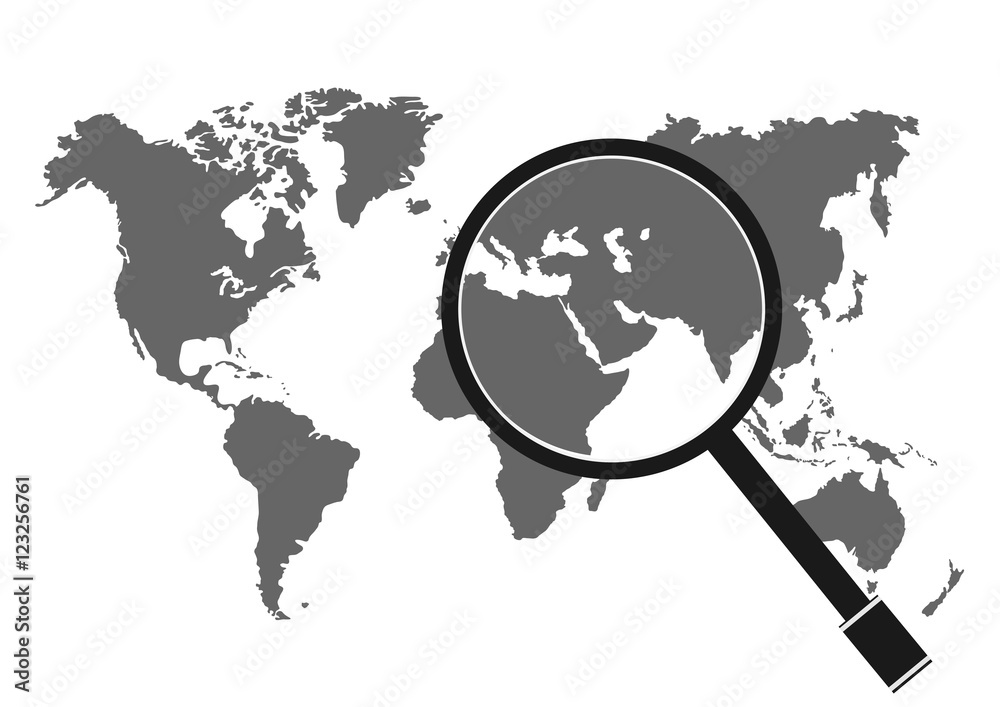 maps of the Earth's. Vector illustration maps of the Earth's. Vector illustration