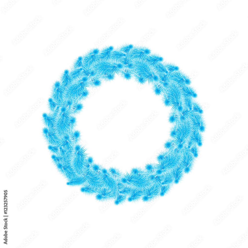 Christmas wreath from a tree Christmas wreath from a tree