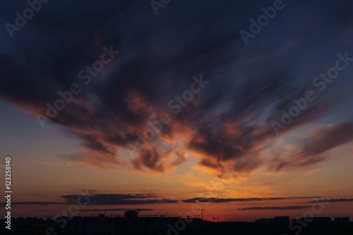 Sity sunset