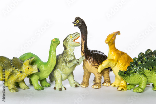 Collezione di dinosauri giocattolo