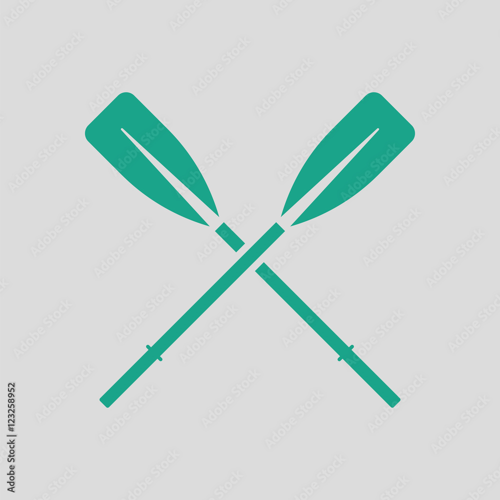 Icon of boat oars Icon of boat oars