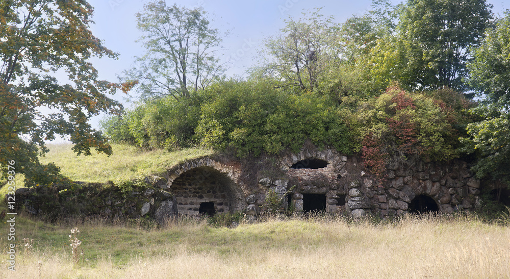 Old stone bridge in Torzhok. Travel at Russian town. Old stone bridge in Torzhok. Travel at Russian town.