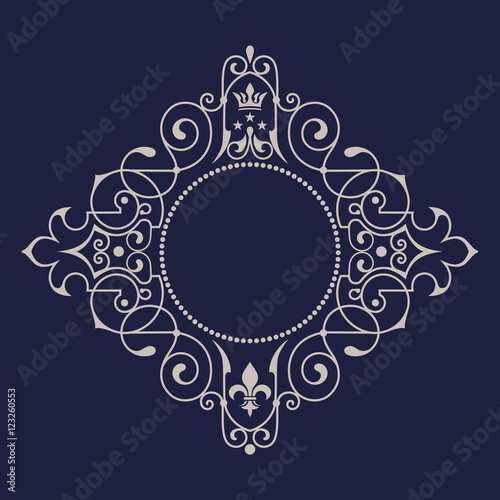 Vintage monogram. Elegant emblem logo for restaurants, hotels, bars and boutiques. It can be used to design business cards, invitations, booklets and brochures