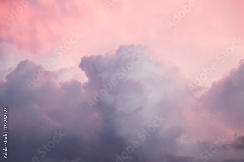 Fototapeta Naklejka Na Ścianę i Meble -  beautiful sky with clouds in the evening