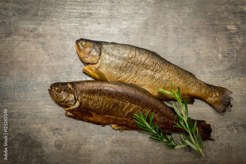 geräucherte Forellen