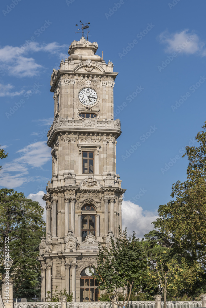 Dolmabahce clock Tower