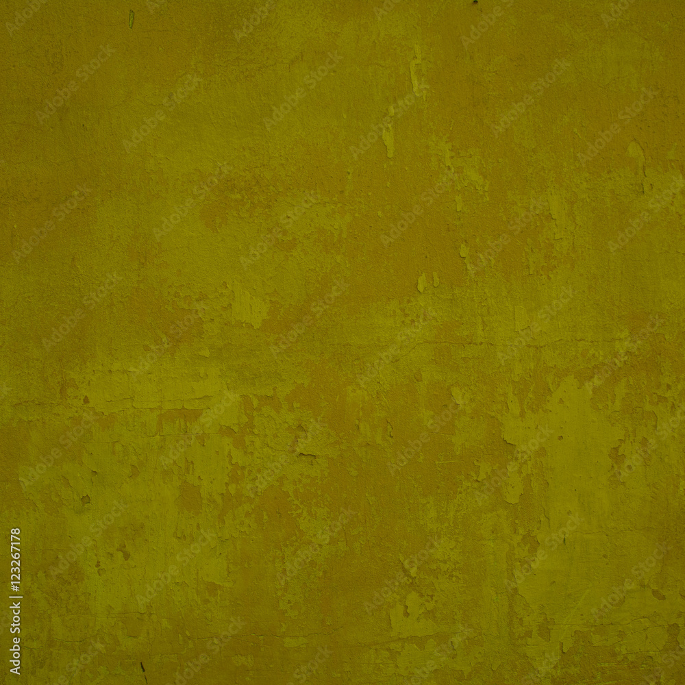yellow green  beige background. Vintage cement texture wall