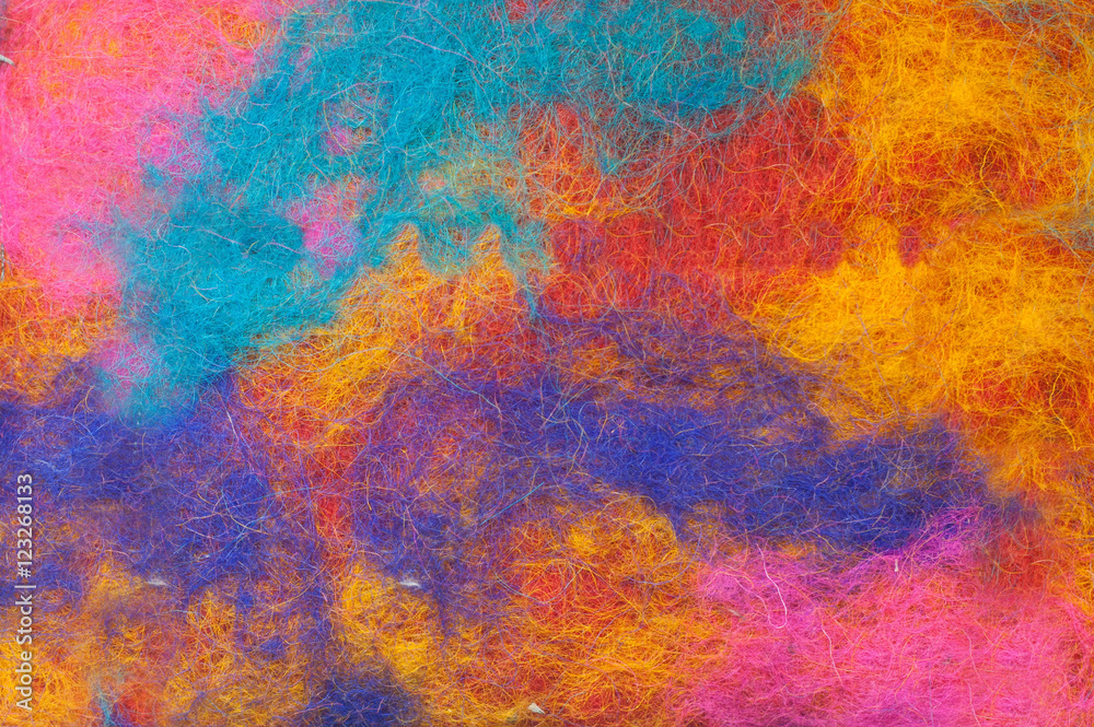 Felted wool