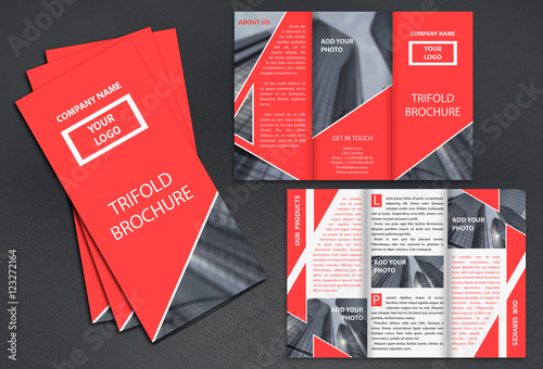 Tri-fold brochure template