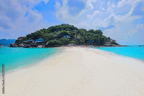 Turtle Island  next to Koh Thao with amazing white sandy beach