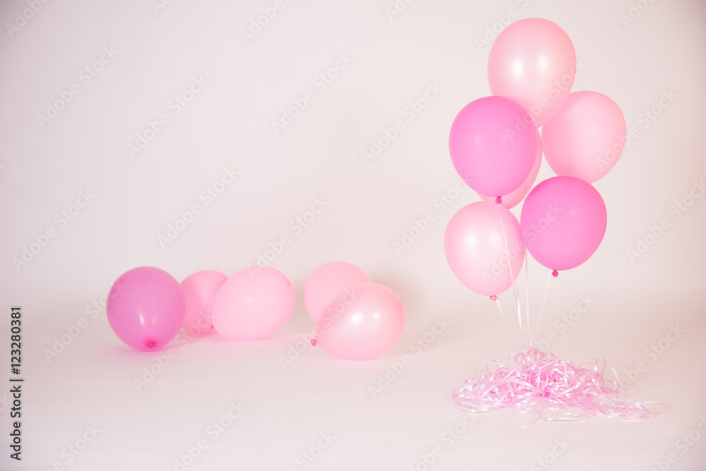 Ballons rose 