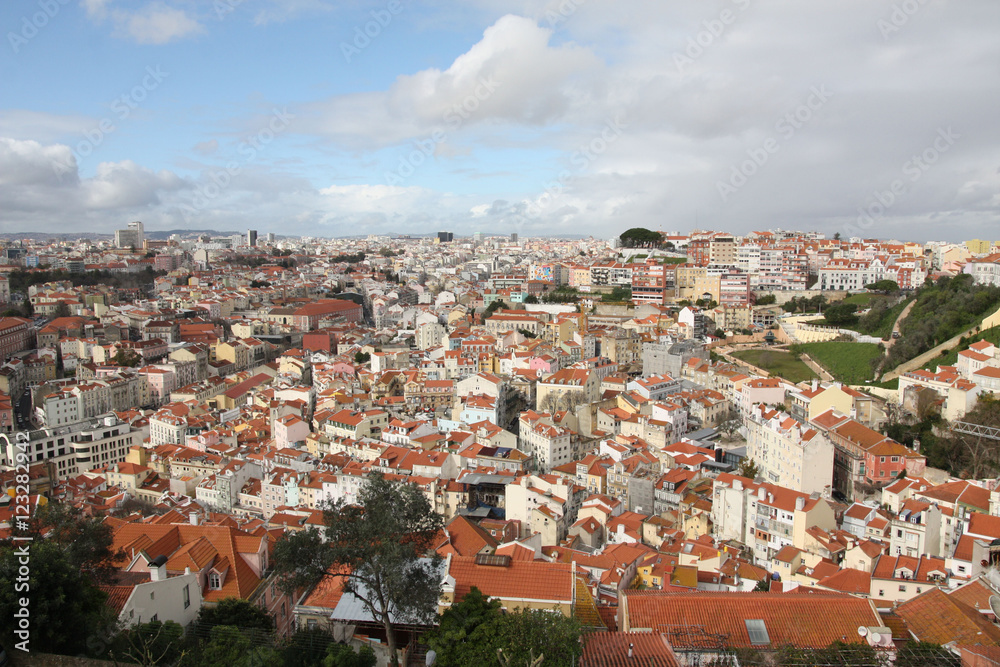 Lisbonne, panorama du Bairro Alto