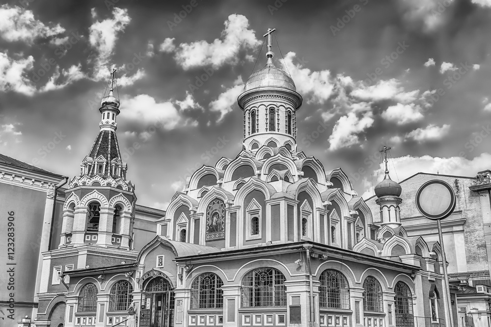 Kazan Cathedral in Red Square, Moscow, Russia