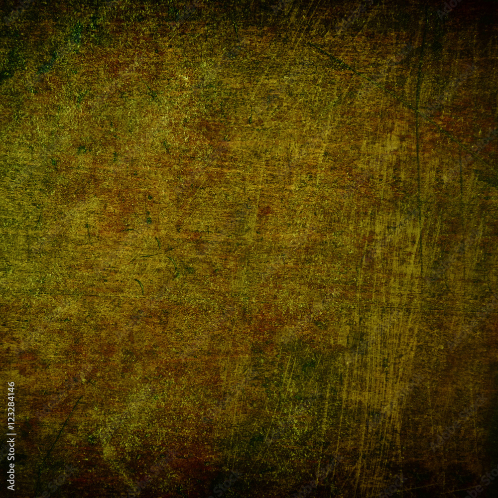 green abstract background texture. Vintage stucco wallpaper 
