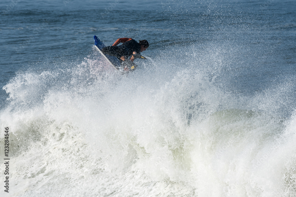 Obraz premium Bodyboarder in action