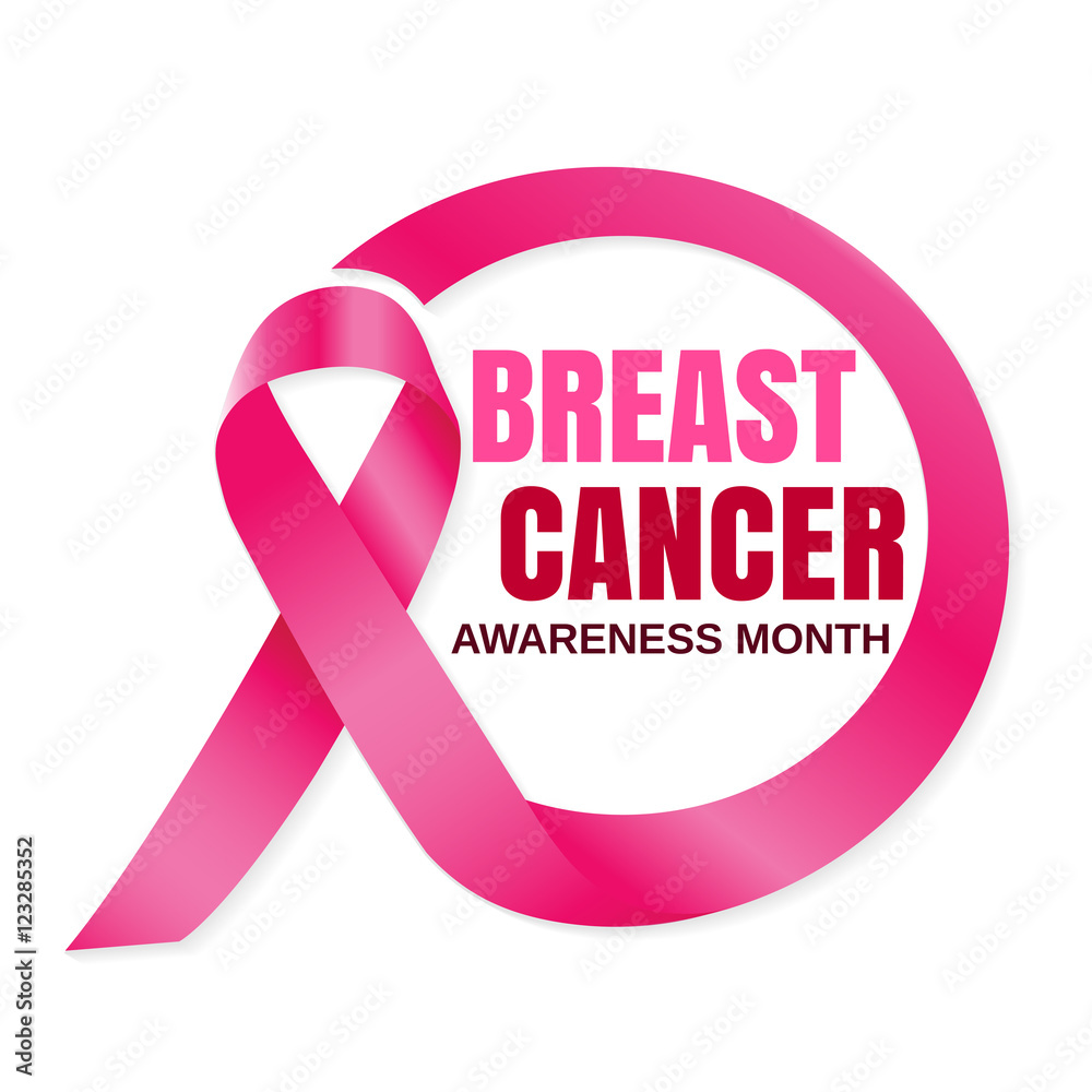 Breast Cancer October Awareness Month Campaign.Women health vect Breast Cancer October Awareness Month Campaign.Women health vect