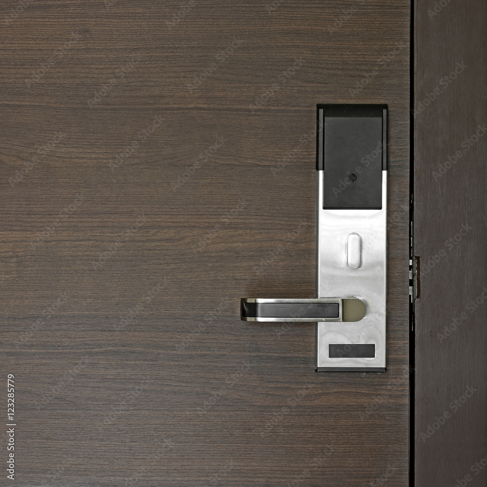Naklejka premium electronic card lock