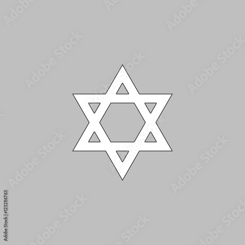 Star of David Icon Vector