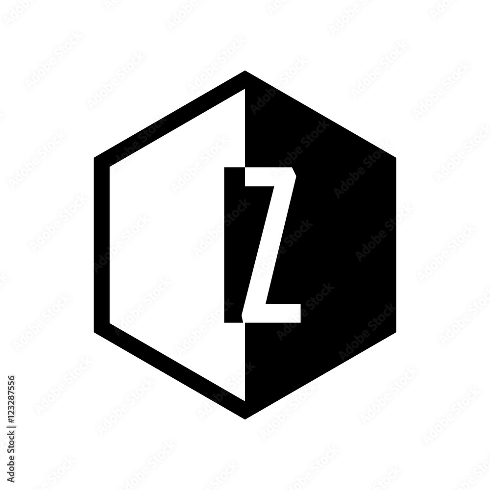 INITIAL hexsagonal HALF LOGO INITIAL hexsagonal HALF LOGO