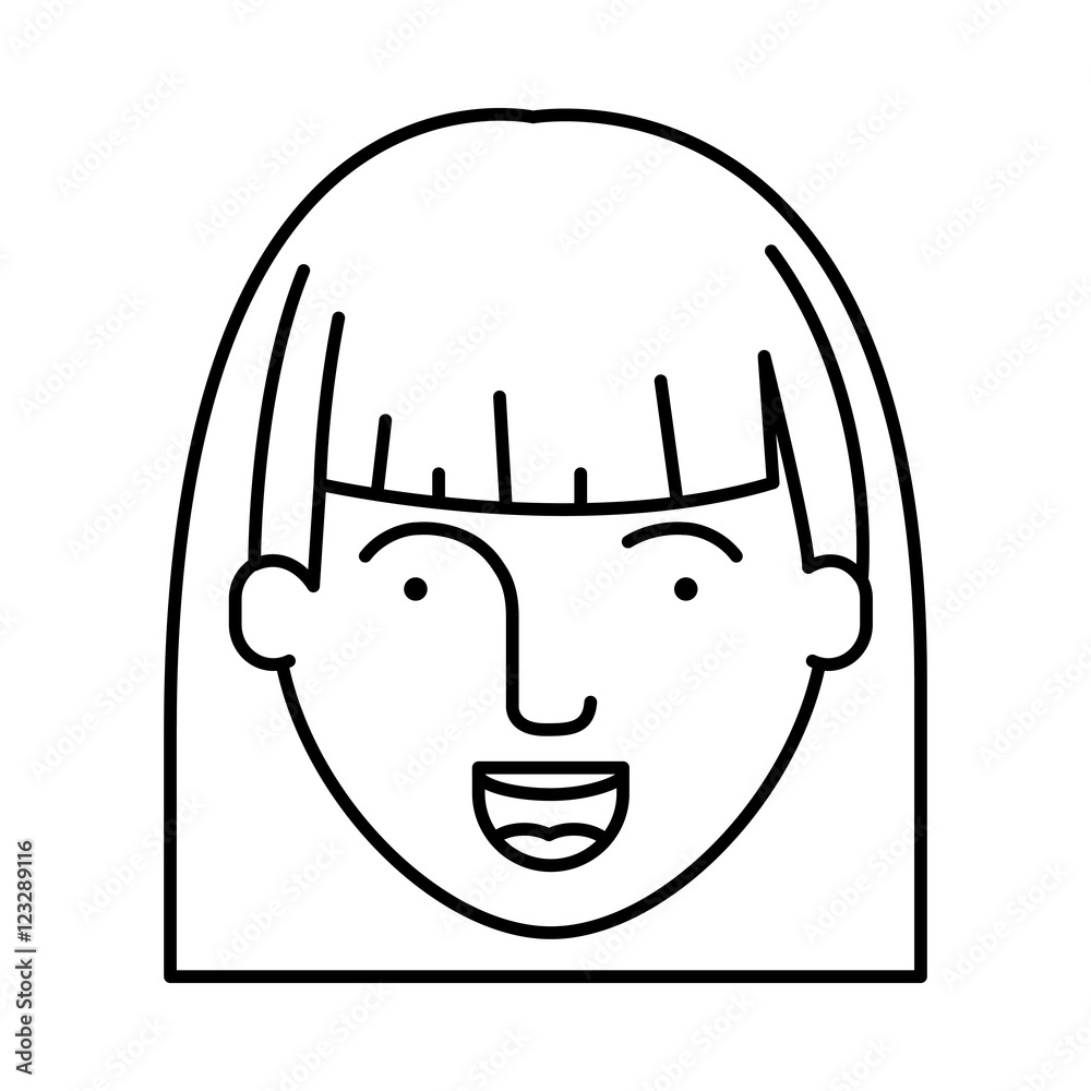woman cartoon icon. Avatar people person and human theme. Isolated design. Vector illustration woman cartoon icon. Avatar people person and human theme. Isolated design. Vector illustration