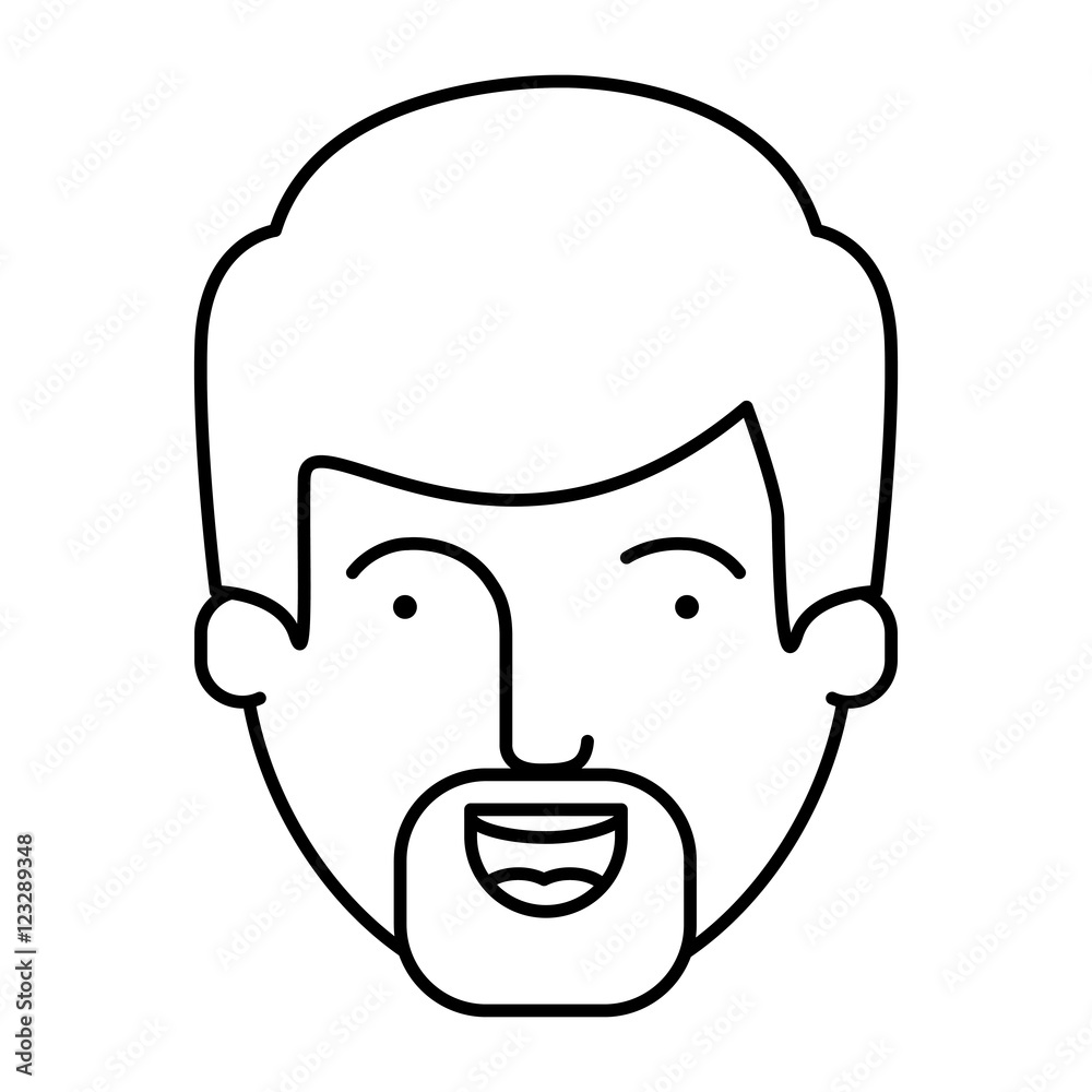 Man cartoon icon. Avatar people person and human theme. Isolated design. Vector illustration Man cartoon icon. Avatar people person and human theme. Isolated design. Vector illustration