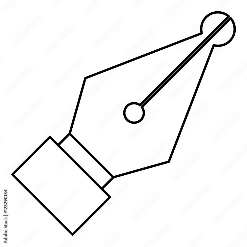 Plume icon. graphic design supply tool and instrument theme. Isolated design. Vector illustration Plume icon. graphic design supply tool and instrument theme. Isolated design. Vector illustration