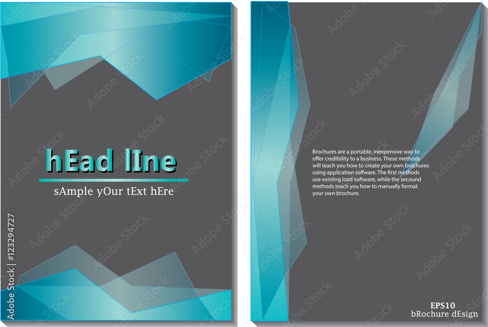Fototapeta premium Template of book cover for brochure,flyer,annual report .Vector design illustration eps10