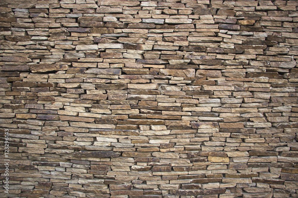Obraz premium New Slate Stone Wall - Abstract Background